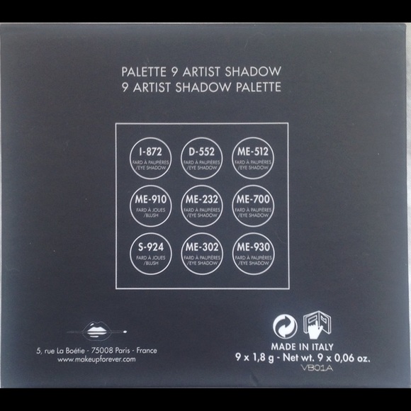 MUFE Artists 2 palette - Picture 3 of 3
